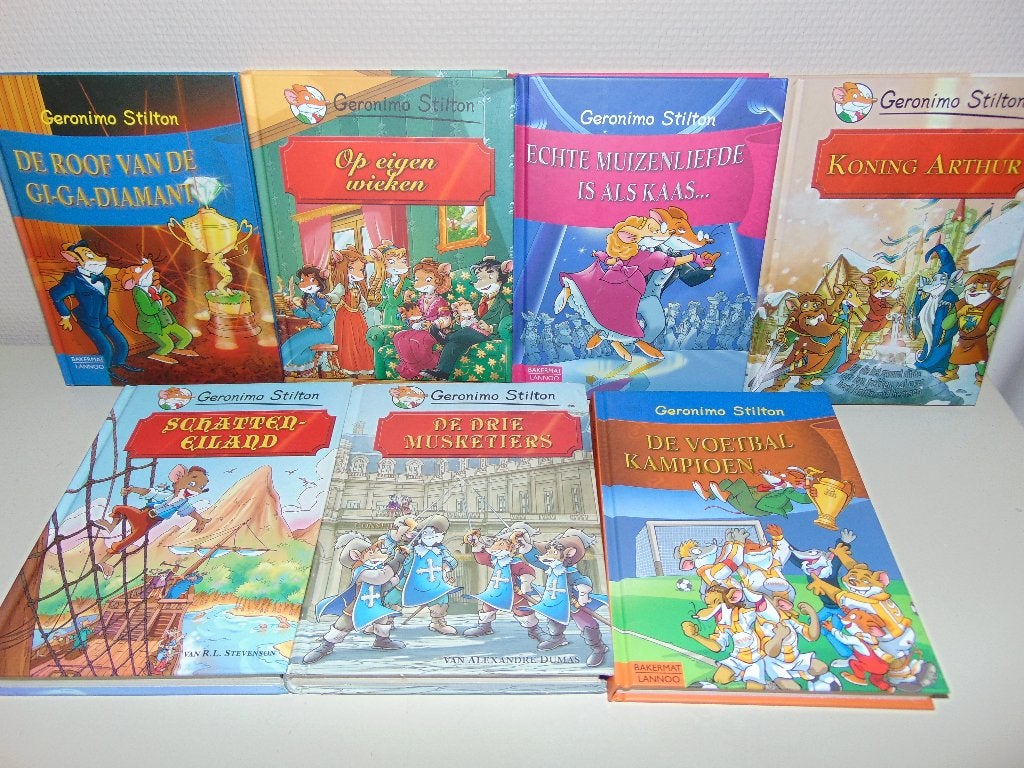 Boeken Geronimo Stilton in zeer goede staat, Ophalen of Verzenden, Gelezen, Geronimo Stilton, Fictie algemeen
