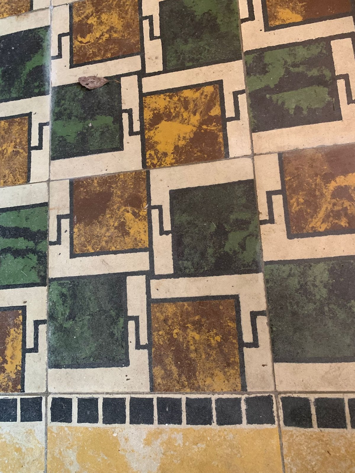 Oude vintage vloertegels, Doe-het-zelf en Bouw, Tegels, Ophalen, Vloertegels