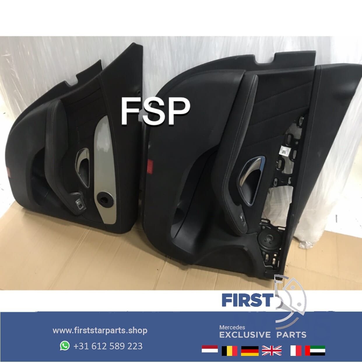 W205 AMG DEURPANEEL Mercedes C KLASSE DEUR PANEEL KAART, Utilisé, -, -, Enlèvement ou Envoi