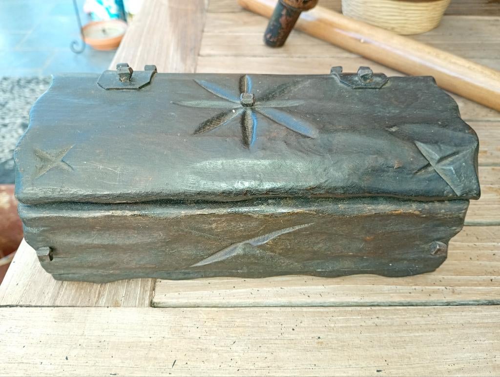 Antiek juwelenkistje, Ophalen of Verzenden