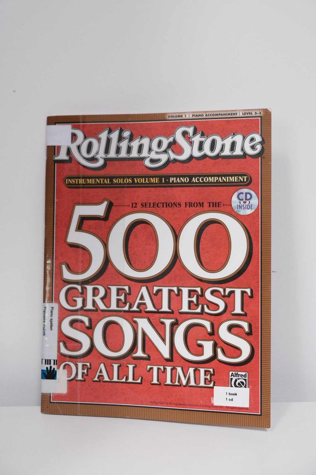 Rolling Stone - 500 greatest songs of all time (Piano), Muziek en Instrumenten, Ophalen of Verzenden, Zo goed als nieuw, Piano