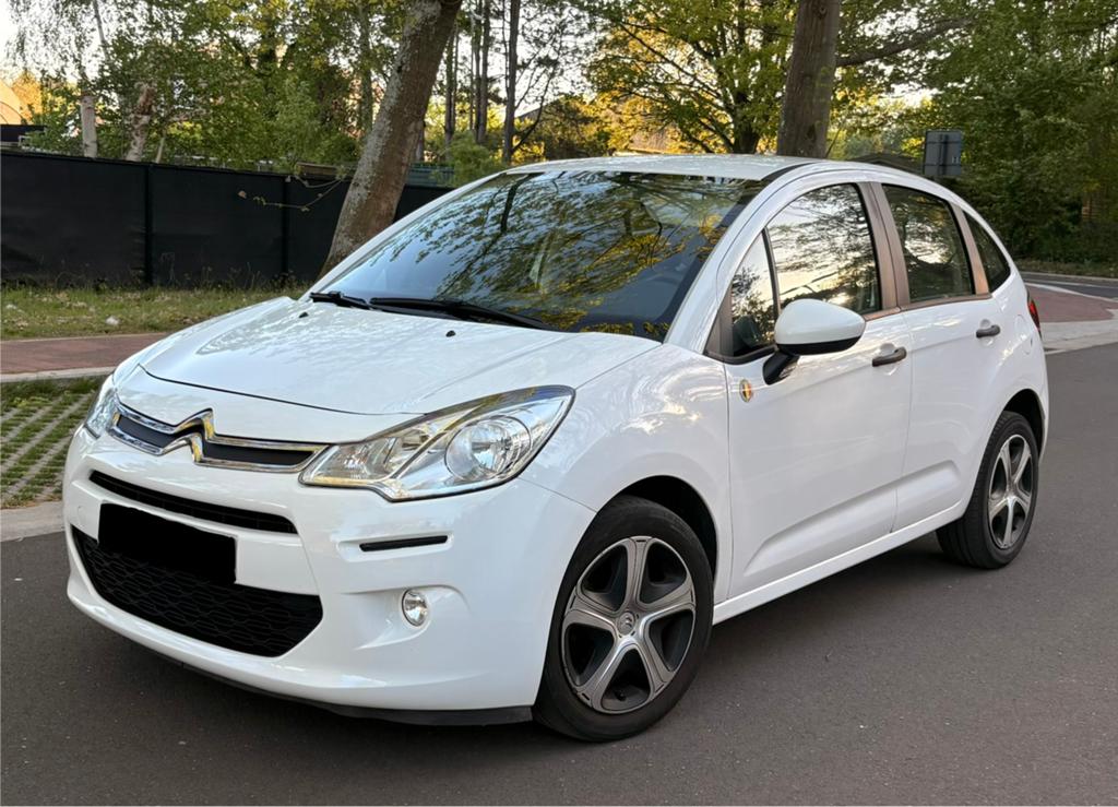 Citroen C3 1.0 benzine //2016 // airco//gekeurd voor verkoop, Auto's, Euro 5, Zwart, USB, Wit