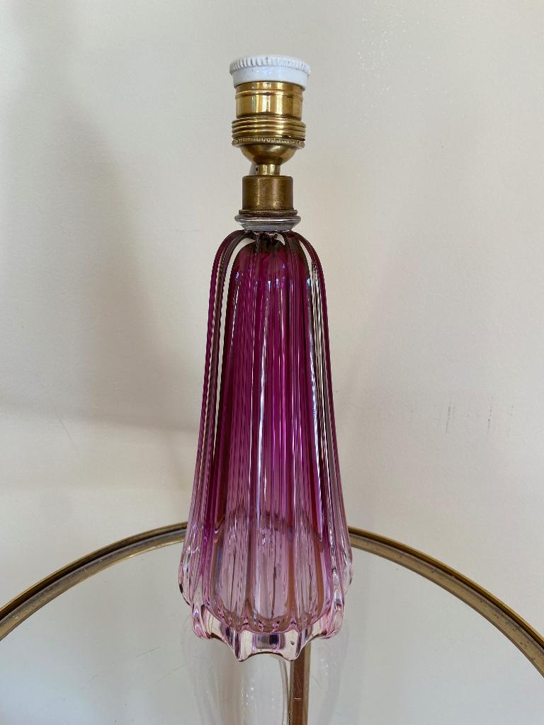 Val saint lambert lamp, Ophalen of Verzenden, Zo goed als nieuw