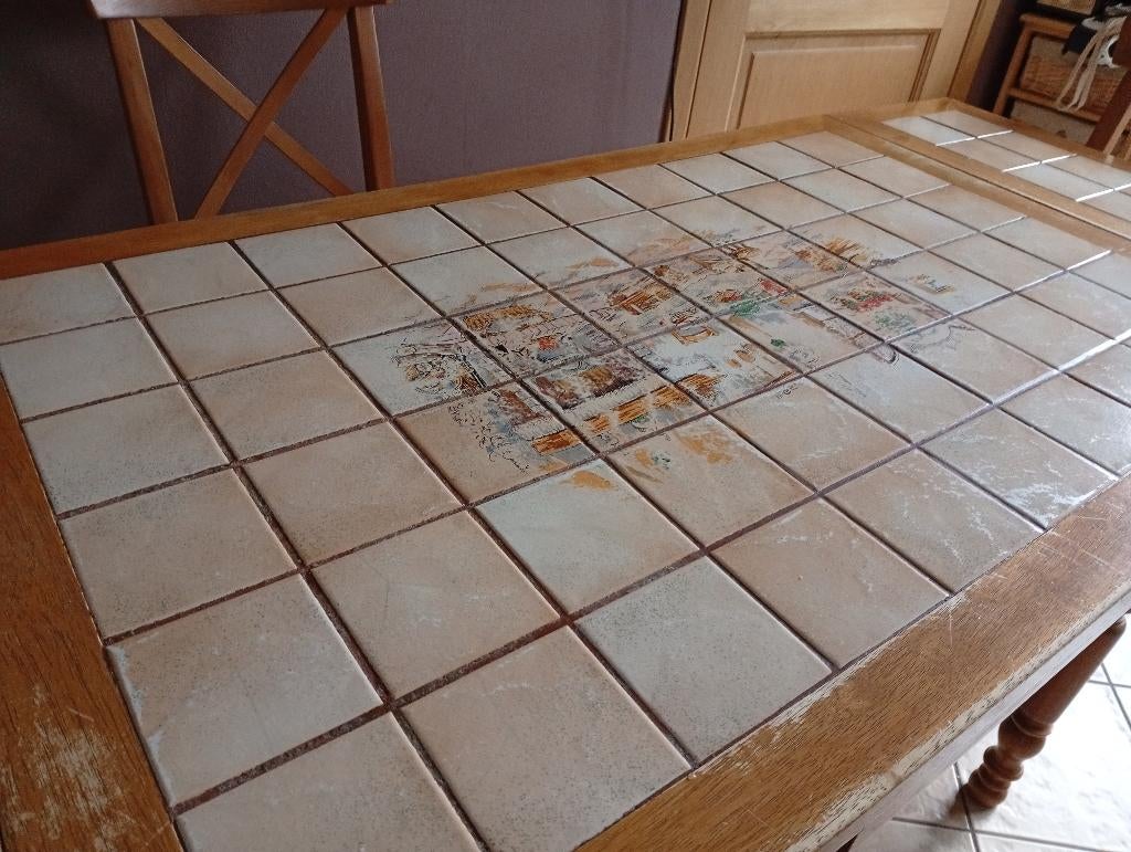 Table de cuisine, Maison & Meubles, Tables | Tables à manger, 150 à 200 cm, Cinq personnes ou plus, Enlèvement, Utilisé