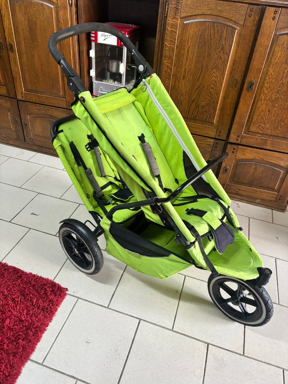 phil & teds dubbele kinderwagen, Ophalen, Zo goed als nieuw