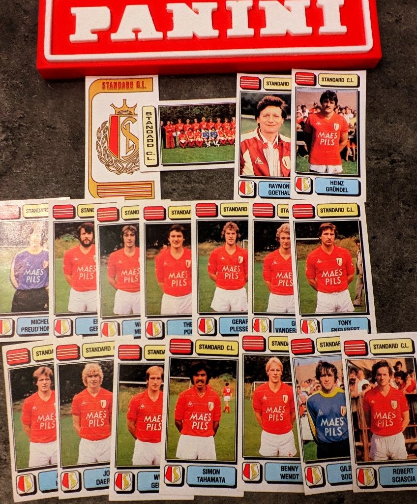 PANINI FOOTBALL 83 STANDARD LIÈGE 18 AUTOCOLLANTS FOOT 1983, Enlèvement ou Envoi, Neuf