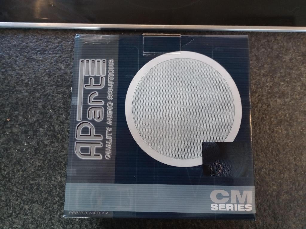 2-weg plafondinbouwspeaker –60W–nieuw (zwart, Apart CM608BL), Audio, Tv en Foto, Luidsprekerboxen, Overige typen, Nieuw, 60 tot 120 watt