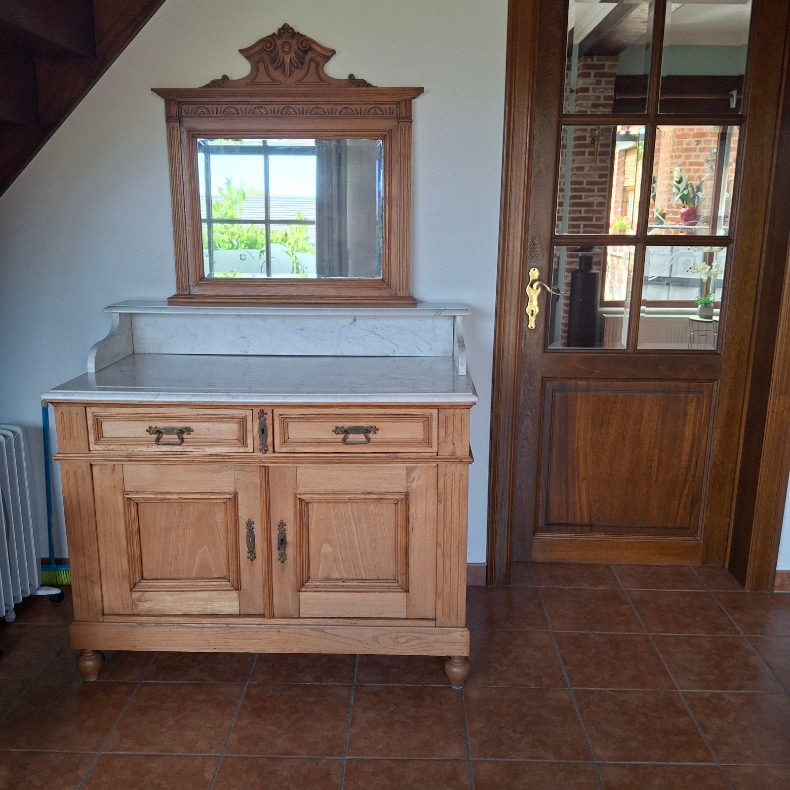 Meuble ancien dessus marbre, Enlèvement