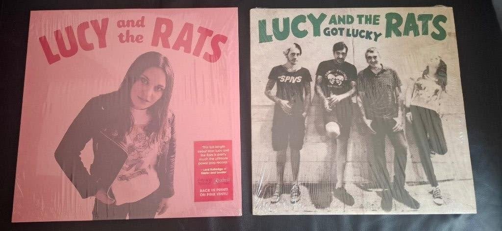2 x Lucy and the Rats LPs Power Pop Punk Rock, LP, Originele persing, Ophalen of Verzenden, Zo goed als nieuw