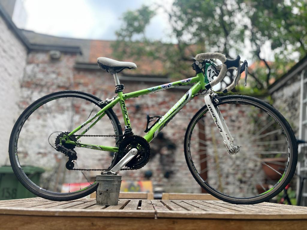koersfiets, Fietsen en Brommers, Ophalen, Gebruikt, Velgrem, Versnellingen