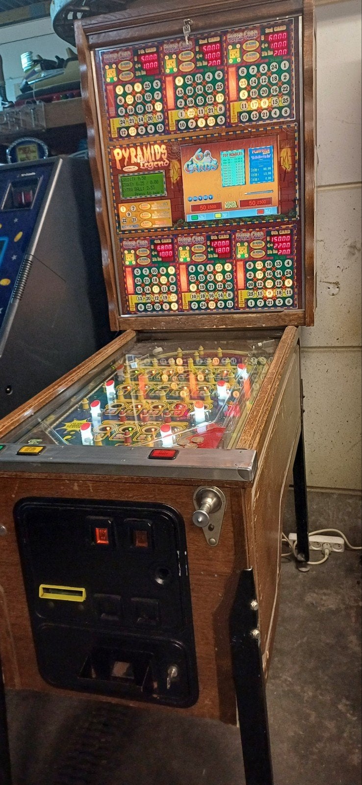Bingo Pyramid Legend cafespel, Ophalen