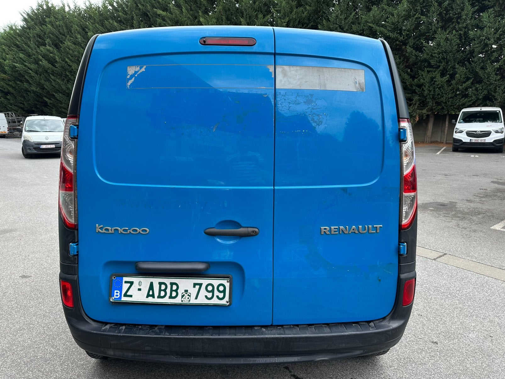 Kango 1.5 dci 2017 euro6b 295 000 KLM clim dispo de suite, Auto's, Euro 6, 4 cilinders, Blauw, Bedrijf