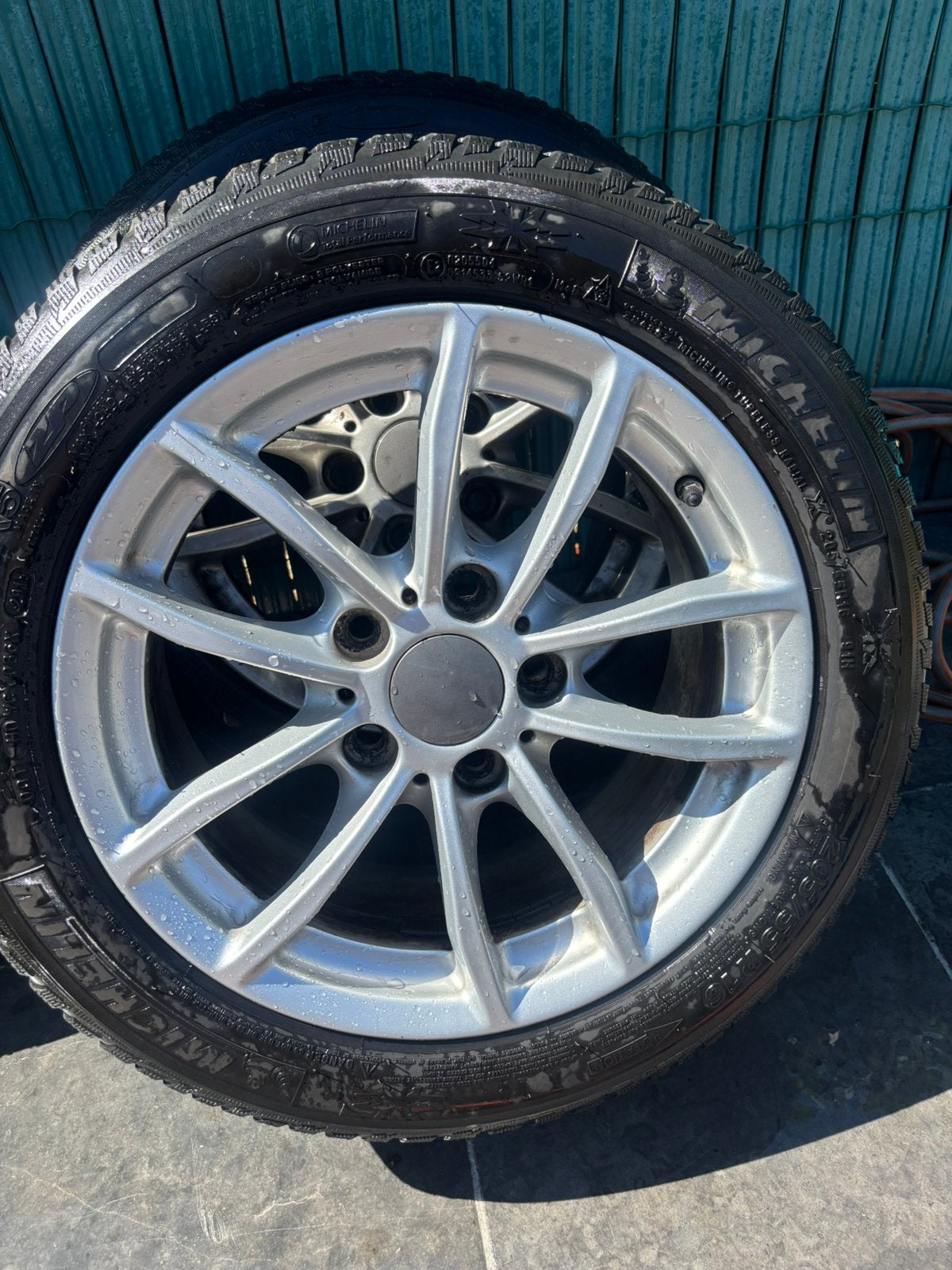 4 velgen met winterbanden, Auto-onderdelen, Ophalen of Verzenden, Winterbanden, Velg(en)