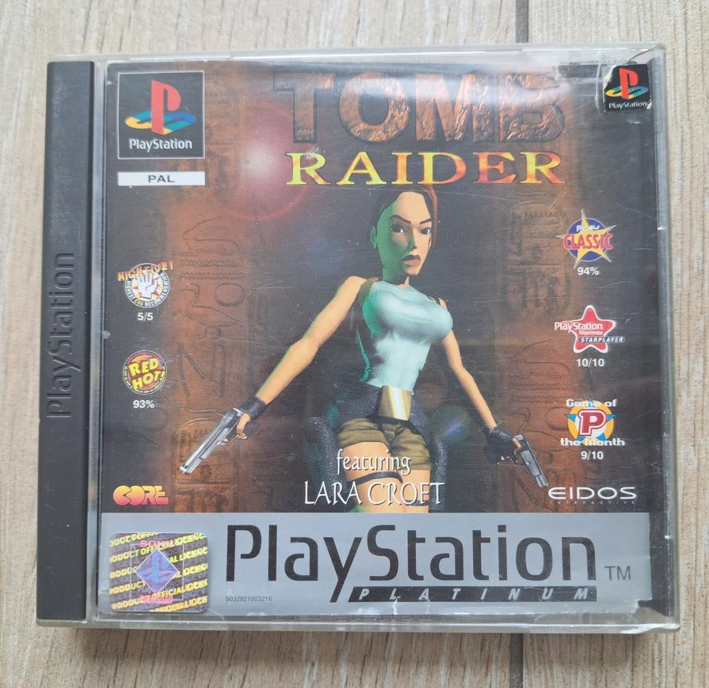 Playstation 1 : Tomb Raider (pas de rayures), Enlèvement ou Envoi, Comme neuf