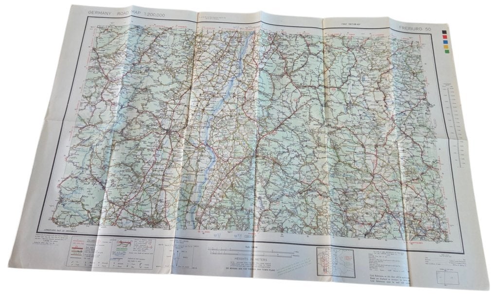 carte américaine de la Seconde Guerre mondiale de Fribourg, Enlèvement ou Envoi