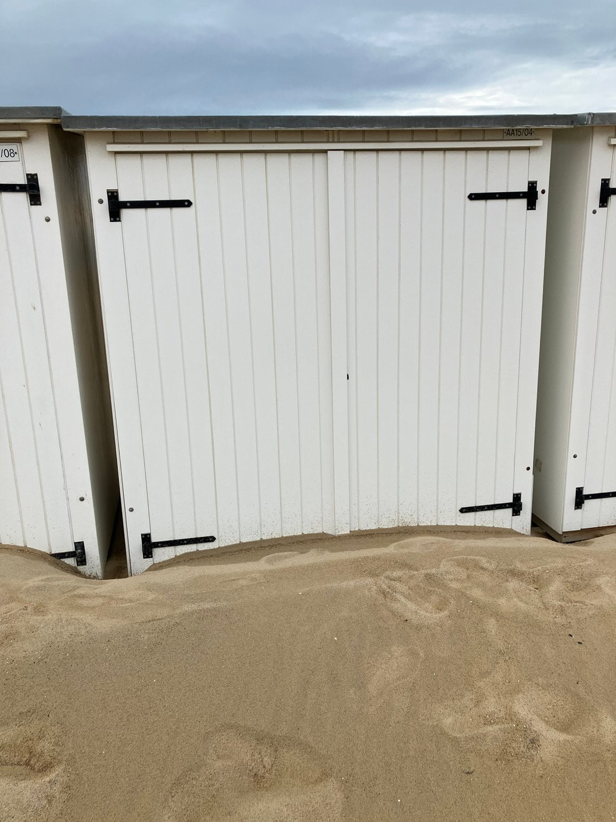 Cabines de plage robustes et typiques, Enlèvement, Utilisé, Bois