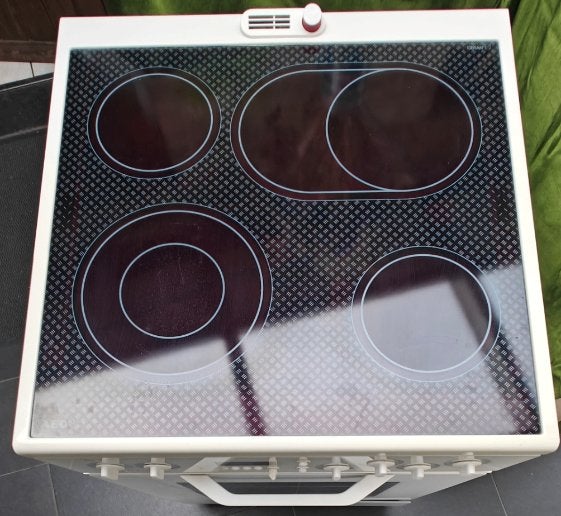 AEG Competence 543 V-W Fornuis – Oven, Grill & Kookplaten, Elektronische apparatuur, Fornuizen, Gebruikt, Grill, 85 tot 90 cm