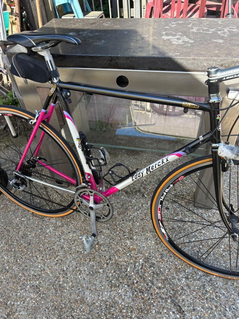 Eddy merckx stalen koersfiets, Ophalen, Zo goed als nieuw