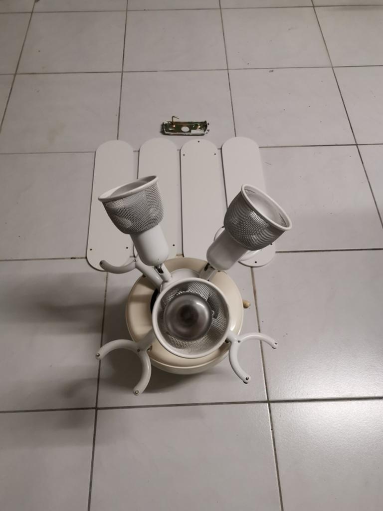 Plafondventilator, Ophalen