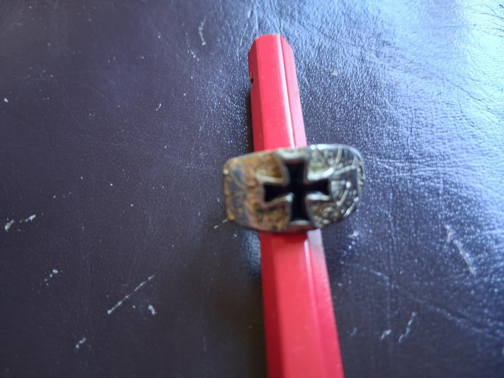 Duitse ring ijzeren kruis wo1?, Verzamelen, Ophalen of Verzenden