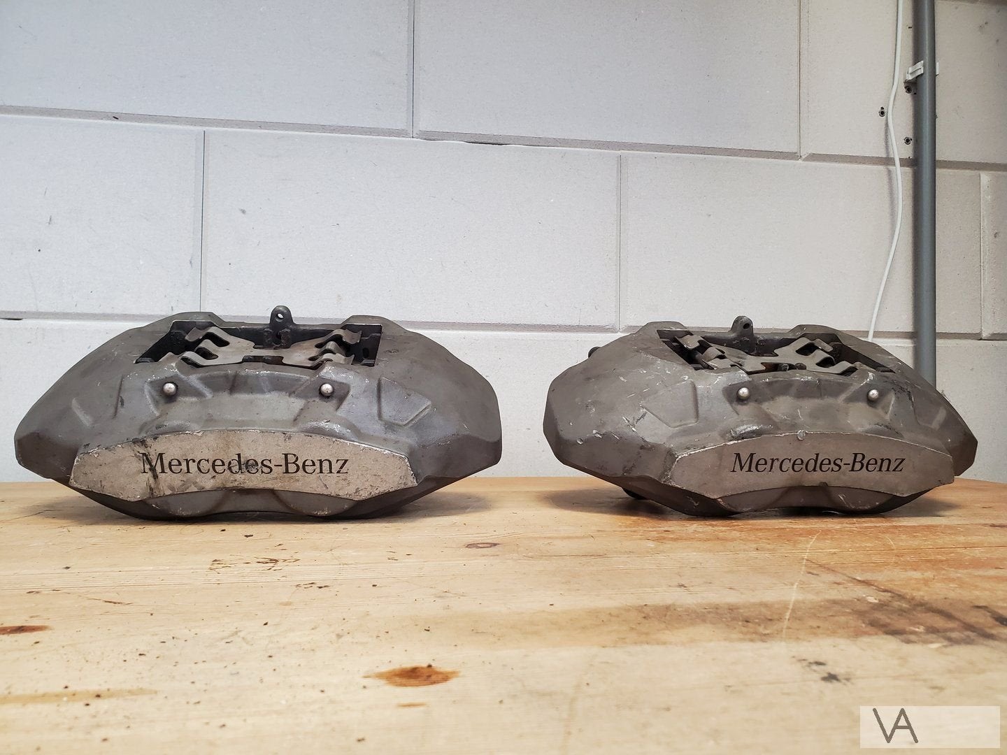 Mercedes C klasse W205 E W213 C43 AMG remklauw set voorzijde, Gebruikt, -, Ophalen of Verzenden, -