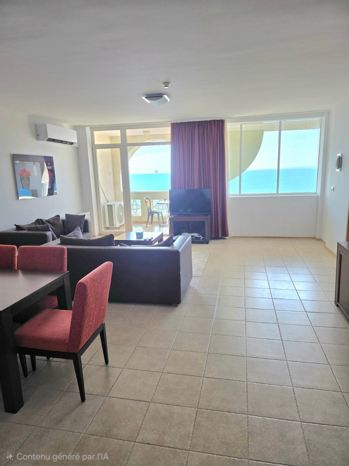 a louer appartement  vue frontale  mer a Pomorie Bulgarie, 100 m², Appartement, Autres, Europe autre