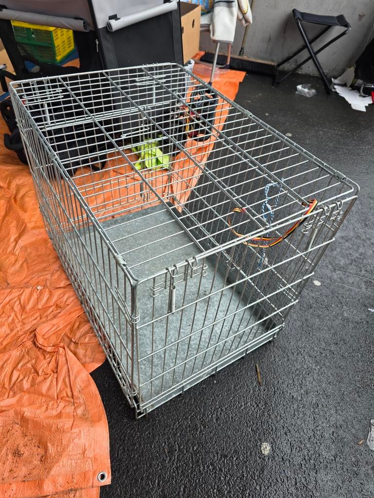 Cage métal pour animaux...L80cm,H63cm,L53cm., Enlèvement