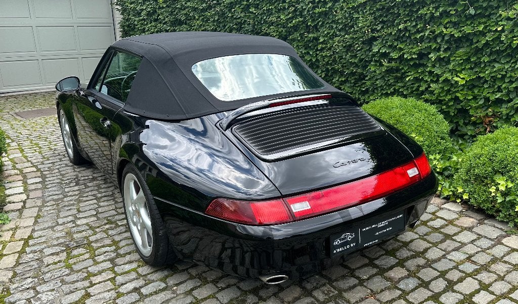 Porsche 993 Carrera 2, Autos, Achat, Cabriolet, Boîte manuelle, Noir