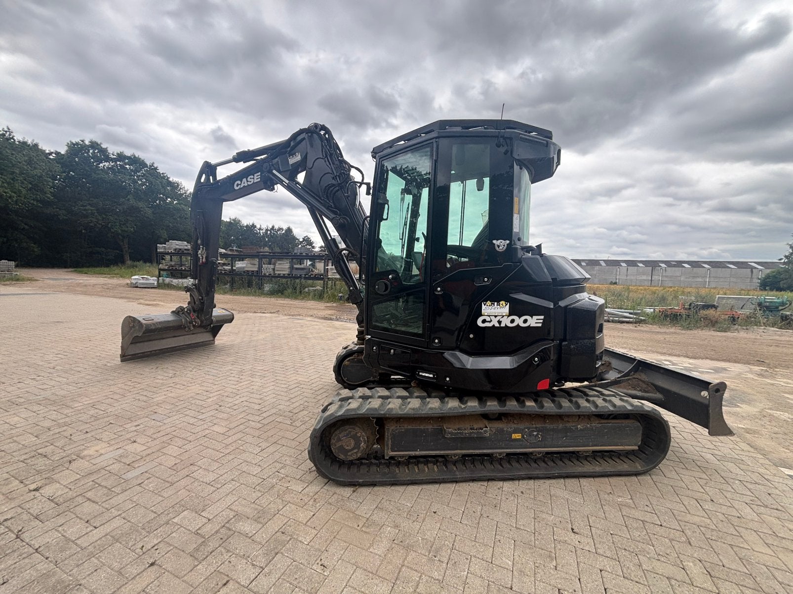 Case CX100E rupsminigraver | slechts 200 uren!, Ophalen, Graafmachine