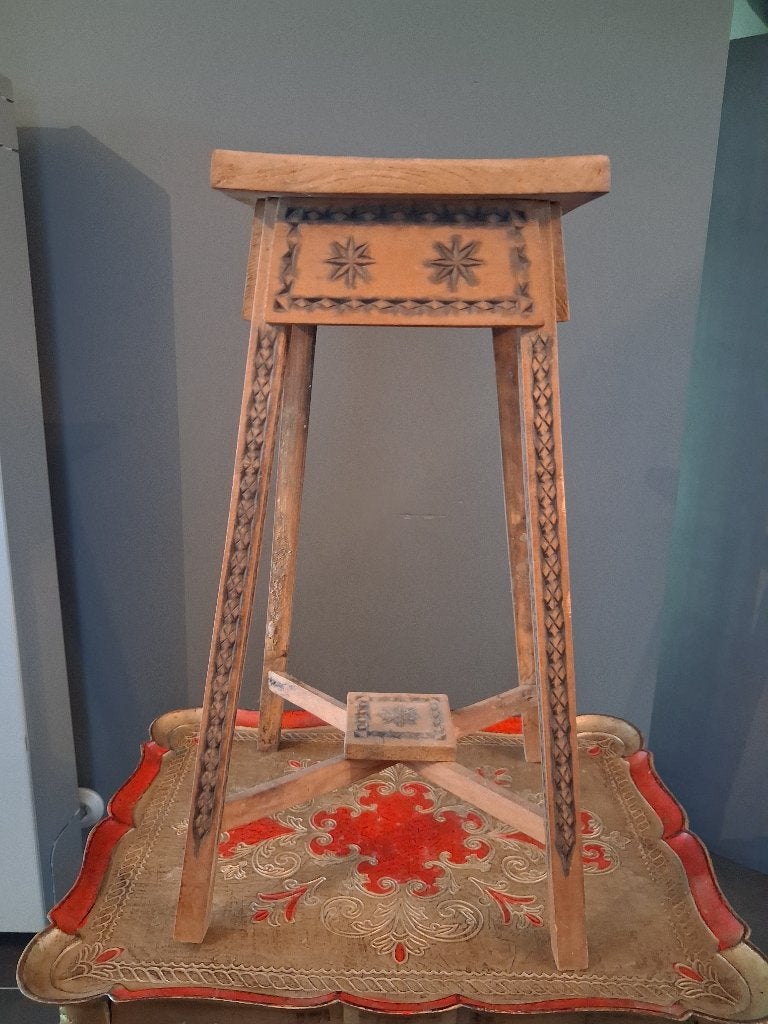 vintage , bijzettafel., Huis en Inrichting, Ophalen, Gebruikt