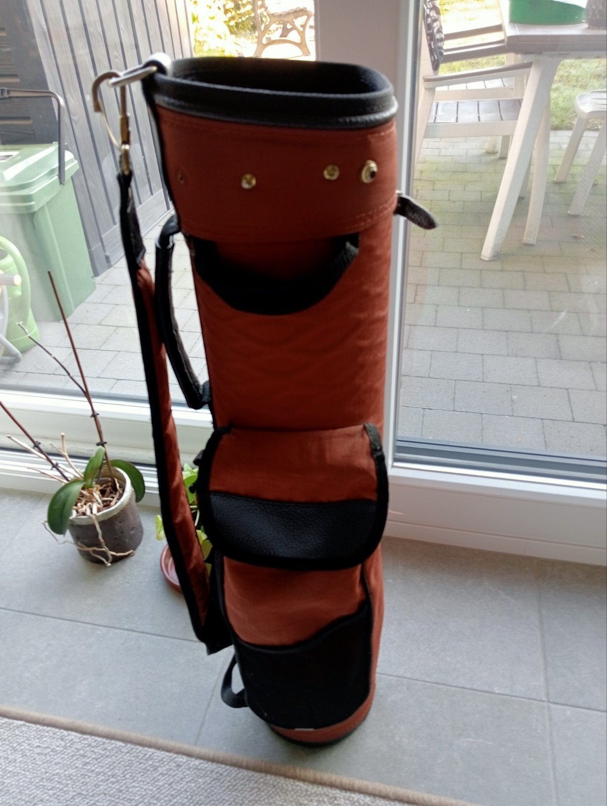 golftas roestbruin, hoogte 85, Sports & Fitness, Enlèvement, Utilisé, Sac, Autres marques