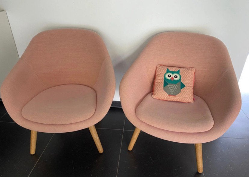 HAY zeteltje all about a lounge fauteuils, Ophalen, Gebruikt, Minder dan 75 cm, 50 tot 75 cm