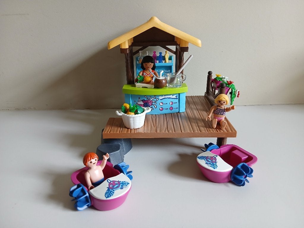 Playmobil strandhut/waterfietsen, Ophalen, Zo goed als nieuw