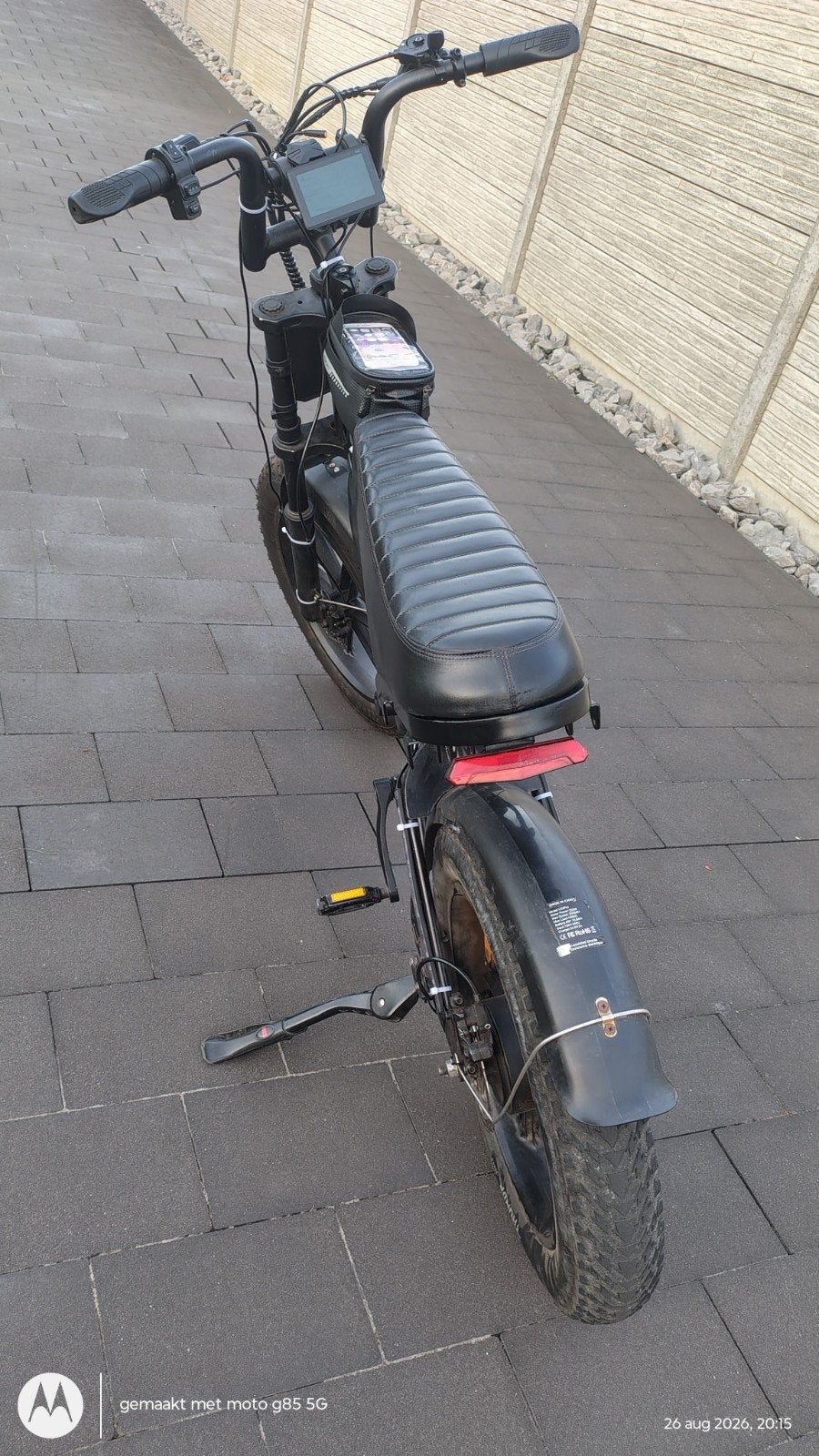 fatbike v20 custom, Enlèvement