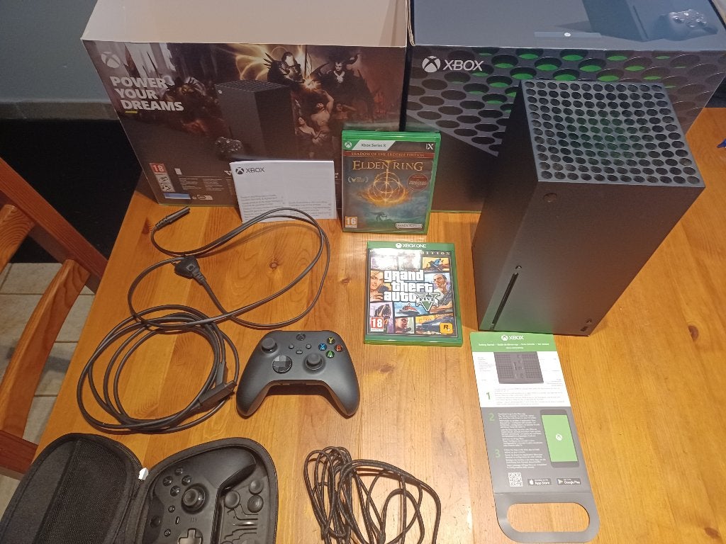 Xbox Series X, 1 TB, 2 (1elite) Controllers, als nieuw., Games en Spelcomputers, Ophalen, Zo goed als nieuw, Xbox Series X
