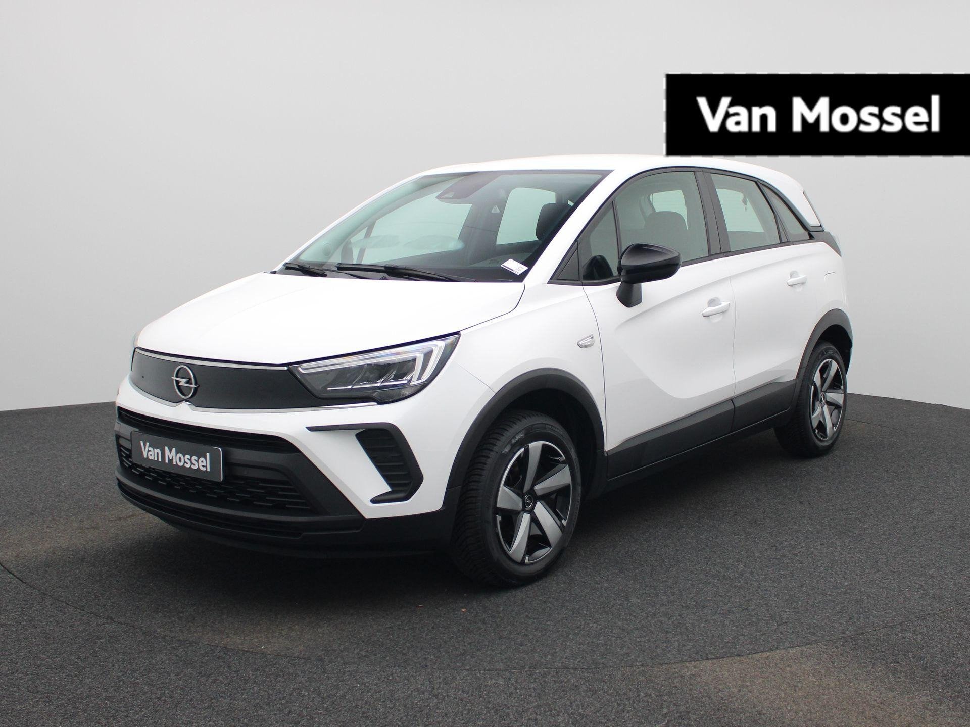 Opel Crossland 1.2 81kW Turbo S/S Edition, Auto's, 1254 kg, Gebruikt, Zwart, Wit