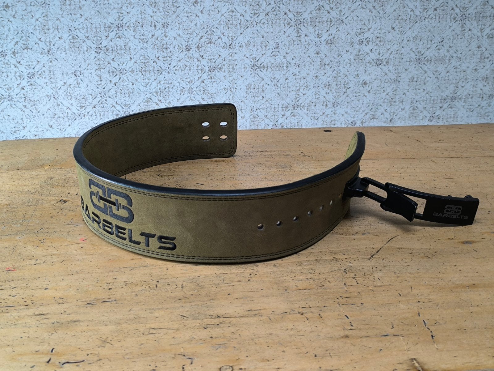Barbelts Lever Belt/ Powerlift riem M (Goede staat!), Ophalen of Verzenden, Gebruikt, Benen