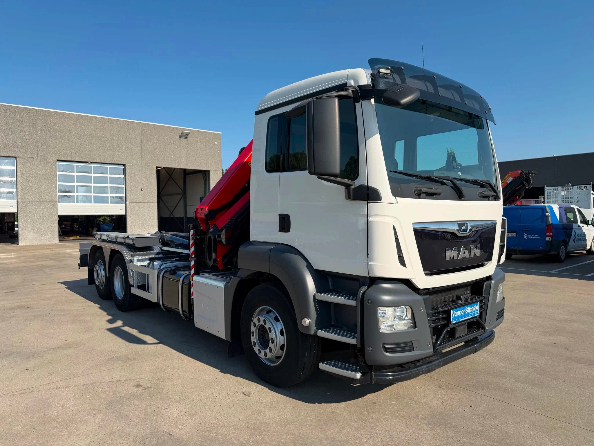 MAN TGS26.420 - PALFINGER PK 18.502 SH (bj 2018), Auto's, Automaat, Euro 6, MAN, Wit