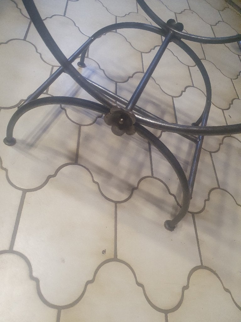 Chaise fer forge, Enlèvement, Métal, Fer forge très lourde, Noir