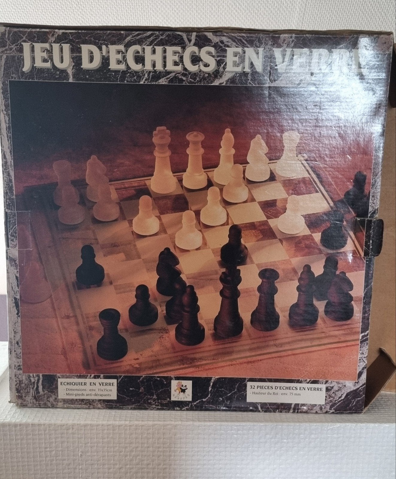 Jeu d'échecs en verre. Très beau. Parfait état, Enlèvement, Échecs