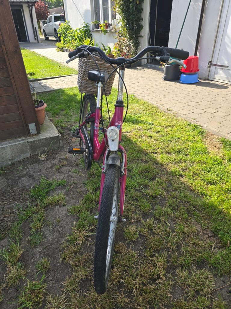 Meisjes fiets, Ophalen