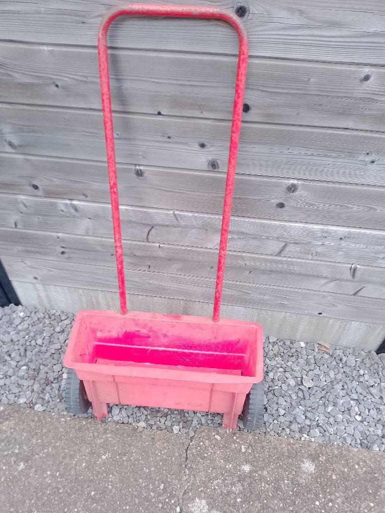strooiwagen, Ophalen, Gebruikt