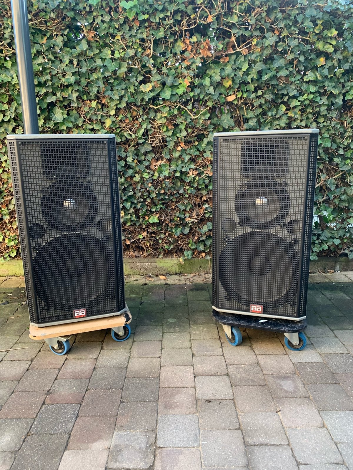 KLASSIEK 3-Weg AA CRAAFT T15/3N  15/8/1” (lichtgrijs), Ophalen, Zo goed als nieuw, 120 watt of meer, Front, Rear of Stereo speakers