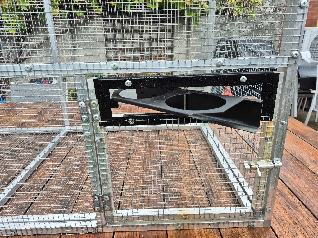 volière, Ophalen, Zo goed als nieuw, Aluminium, Volière