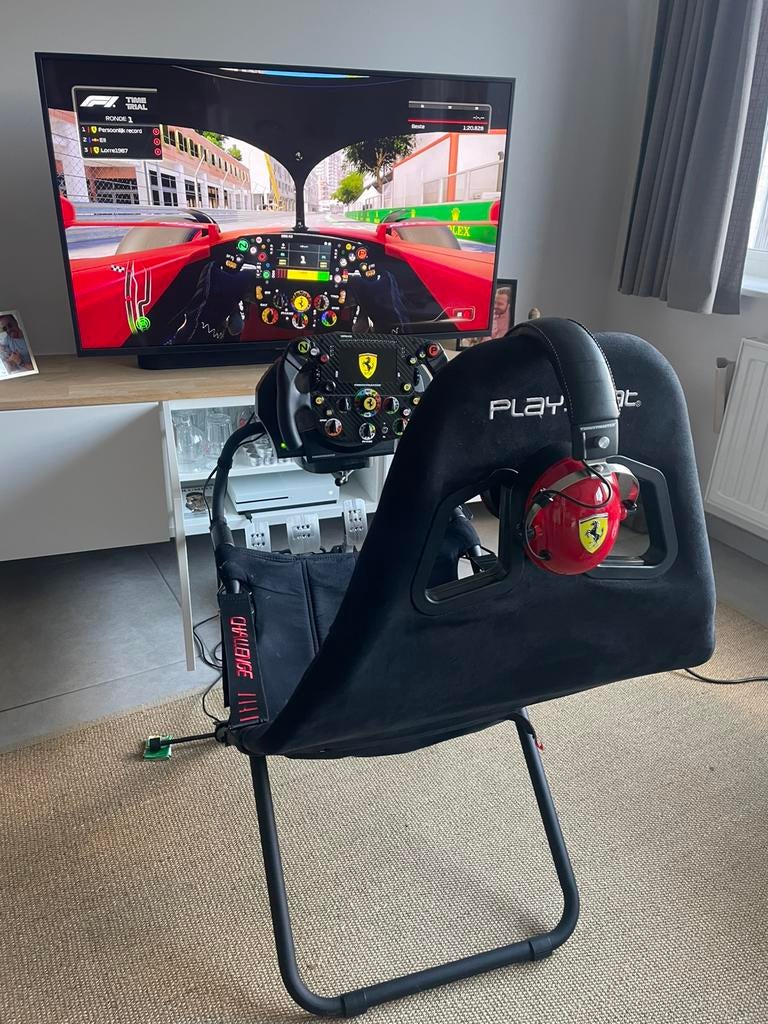 Complete simrace set - Thrustmaster + Playseat, Games en Spelcomputers, Ophalen, Zo goed als nieuw