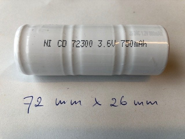 Accu voor Welch Allyn otoscoop 72300 3,5 volt 750mAh