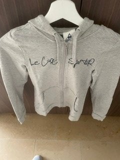 Trui met rits, Gris, Enlèvement ou Envoi, Taille 36 (S), Comme neuf