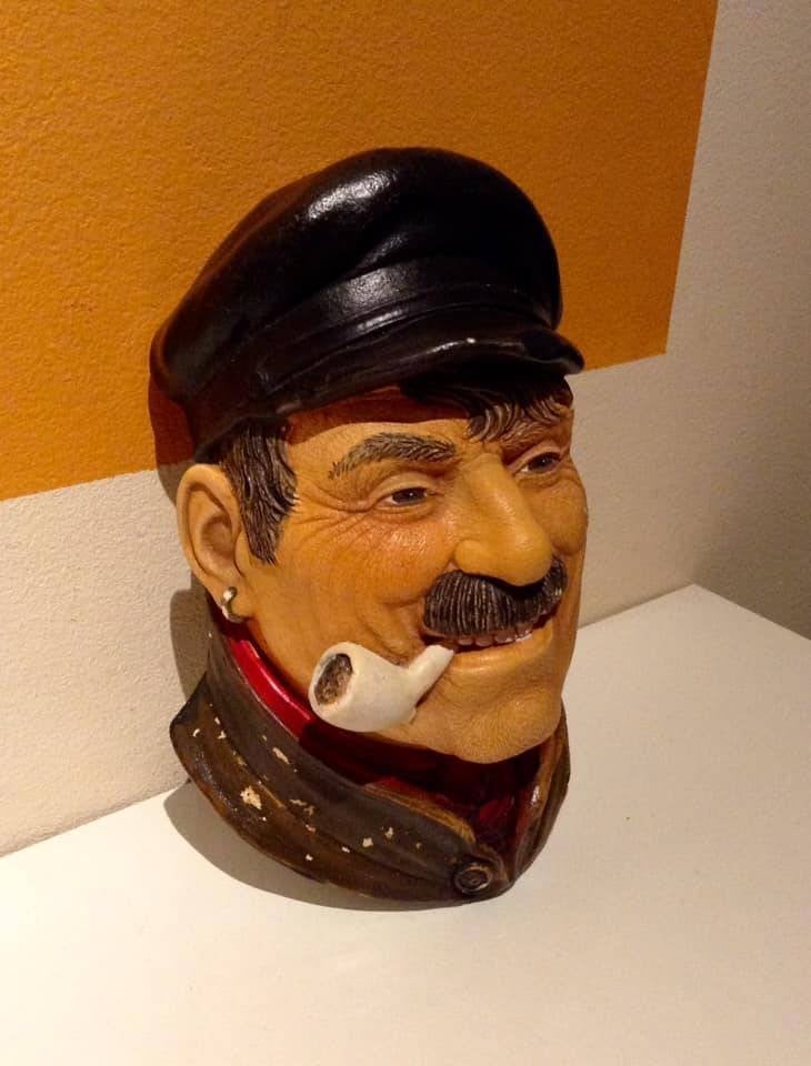 Vintage wandfiguur „The Bargee”, Antiek en Kunst, Ophalen of Verzenden