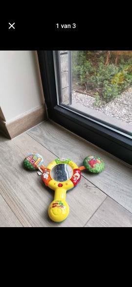 Speelgoed spiegel, Kinderen en Baby's, Speelgoed | Fisher-Price, Ophalen, Gebruikt, Rammelaar, Met licht