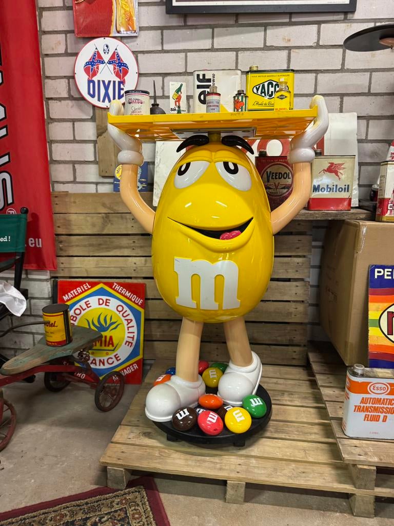 M&M reclame winkel display, Verzamelen, Merken en Reclamevoorwerpen, Gebruikt, Reclamebord, Ophalen